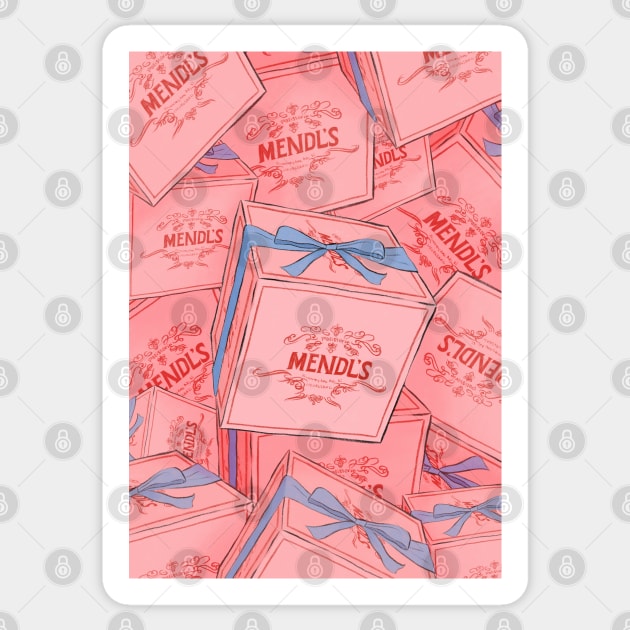 Mendl's Cake Boxes Sticker by meganamey